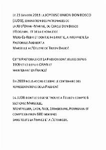 2011 01 23 LA PASTORALE AUDIBERT PAR LA JOYEUSE UNION DE DON BOSCO JUDB   (1)